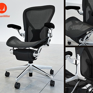 Herman Miller Aeron: Ultimate Comfort 3D model image 1 