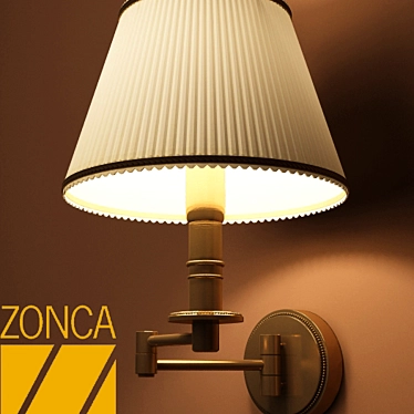 Zonca Classic Wall Sconce - Italian Design 3D model image 1 