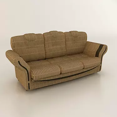 Modern Style Sofa 3D model image 1 