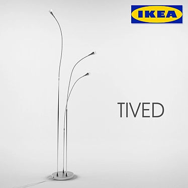 Contemporary Tived Floor Lamp 3D model image 1 