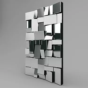Involuto Mirror: Distinctive Three-Dimensional Design 3D model image 1 