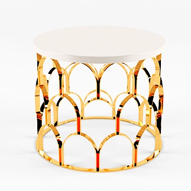 Elegant ANANAS Table: Unique Design 3D model image 1 