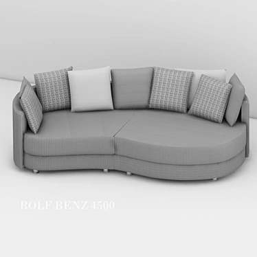 Modern Modular Sofa: CARL BENZ 4500 3D model image 1 