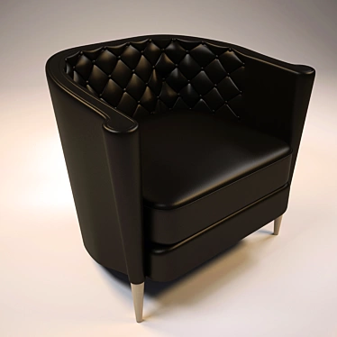 Luxury Moroso Rich Chair 3D model image 1 