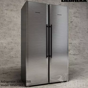 Luxury Cooling Convenience - LIEBHERR SBSes7263 3D model image 1 