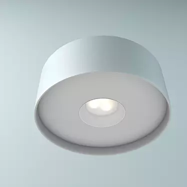 Modern LED Metal Lamp 3D model image 1 