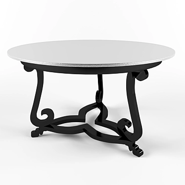 Flourish Coolors Dining Table 3D model image 1 