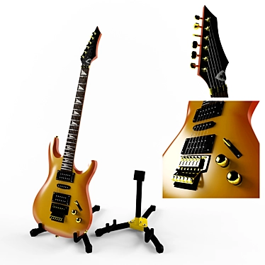 Hercules Electric Guitar Stand: Alina Pro 3D model image 1 