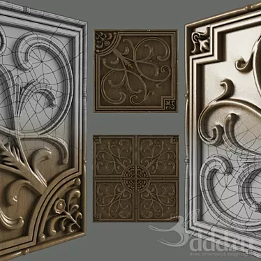 Mirror Seal Brown 3D model image 1 