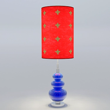 Title: Vintage English TV-Inspired Lamp 3D model image 1 