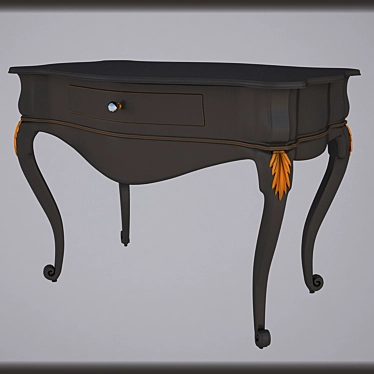 Classic Style Console: Timeless Elegance 3D model image 1 