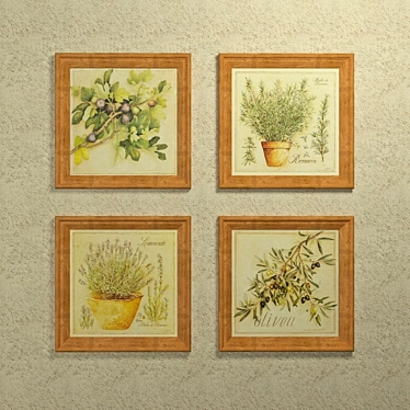  Provence-inspired Paintings 3D model image 1 