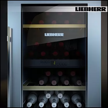 Premium Wine Cabinet - Liebherr 3D model image 1 