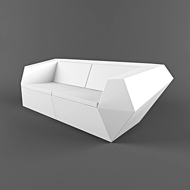 Modern 3D Origami Design - Vondom Faz 3D model image 1 