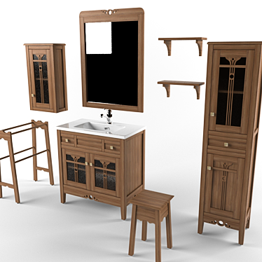 Spanish Furniture Set Lira by Avila Dos 3D model image 1 