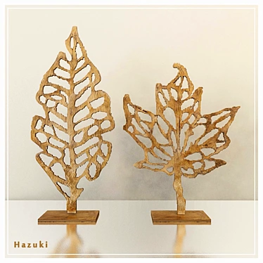 Hazuki Sculpture: Minimalistic Design Masterpiece 3D model image 1 