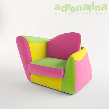 Italian Symbol: Adrenalina Chair 3D model image 1 