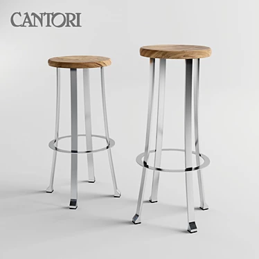Cantori Divino - Elegant and Stylish Stools 3D model image 1 