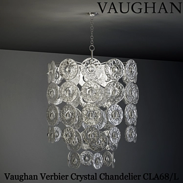 Title: Elegant Verbier Crystal Chandelier 3D model image 1 