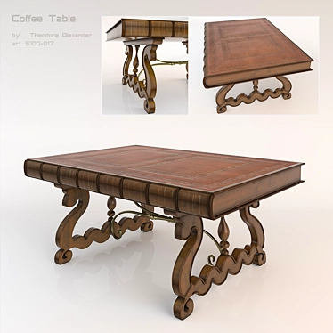 Modern Coffee Table by Theodore Alexander 3D model image 1 