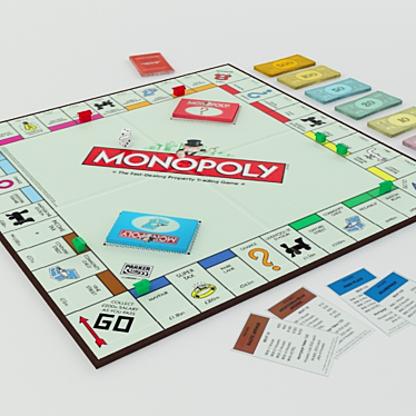 Legendary Board Game: Monopoly 3D model image 1 