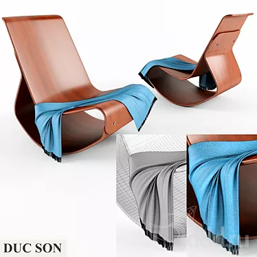 Smart News Chair 3D model image 1 