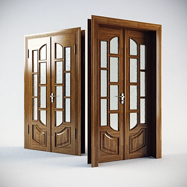 Custom-Made Classic Door 3D model image 1 