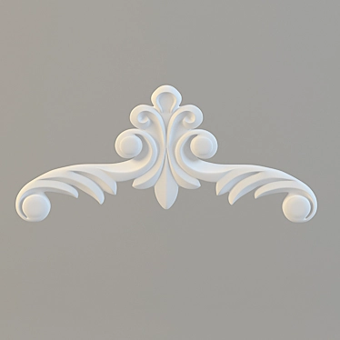 Elegant Deco Accent 3D model image 1 