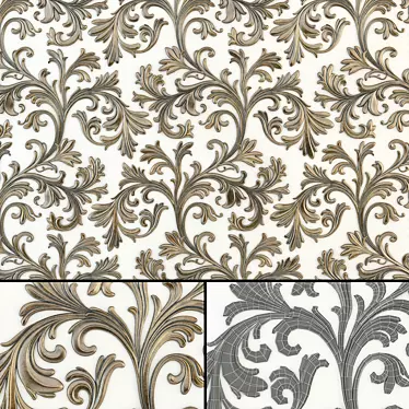 Classic Patterned Design 3D model image 1 