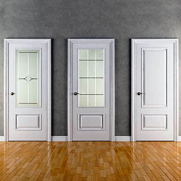 Grenada Alexandria Doors: Elegant and Functional 3D model image 1 