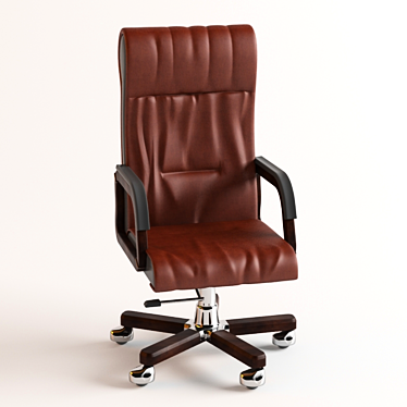 Luxury Ergonomic Office Chair 3D model image 1 