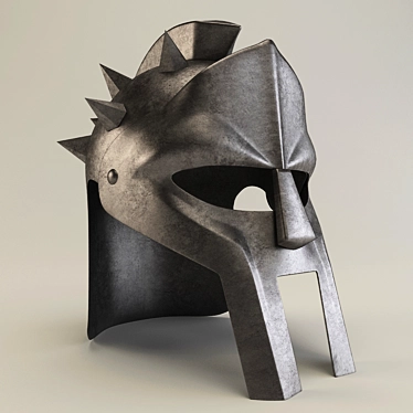 Warrior's Pride: Gladiator Helmet 3D model image 1 