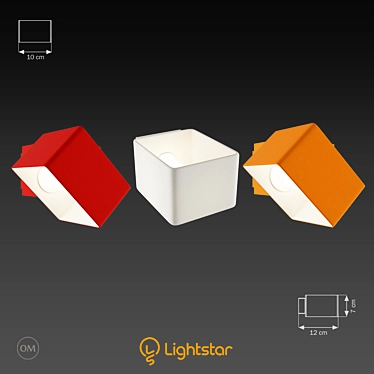 Sleek Lightstar Art: Modern Illumination 3D model image 1 