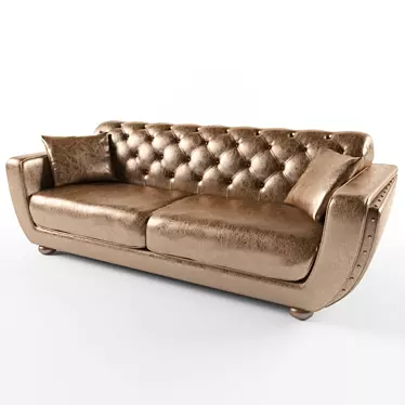 Luxury Helen Divan: Elegant Comfort 3D model image 1 