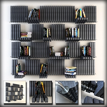 Handmade Transforming Bookshelf 3D model image 1 