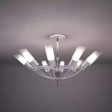 Modern Lussole Lano Chandelier 3D model image 1 