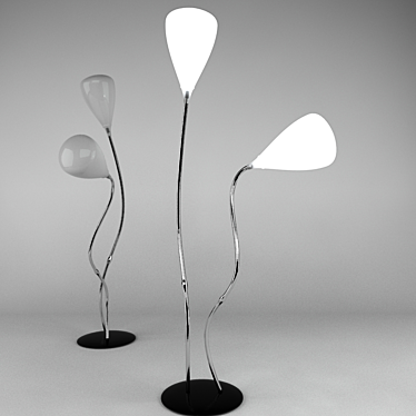 Modern Floor Lamp 3D model image 1 