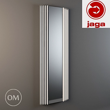 Jaga IGUANA VISIO Radiator: Stylish & Efficient 3D model image 1 