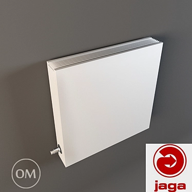 Jaga Strada STRW-6 Radiator: Compact, Stylish, Efficient 3D model image 1 