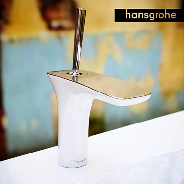 Elegant Hansgrohe PuraVida Mixer 3D model image 1 