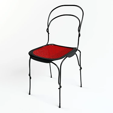 Italian-designed Vigna Chair: Modern Elegance 3D model image 1 