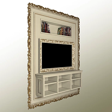 Modern TV Frame 3D model image 1 