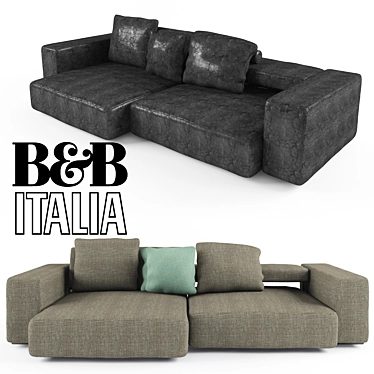 B&B Italy Andy 13: Stylish Comfort 3D model image 1 