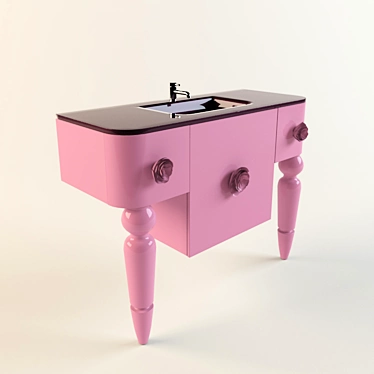 Modern Pink Wash 3D model image 1 