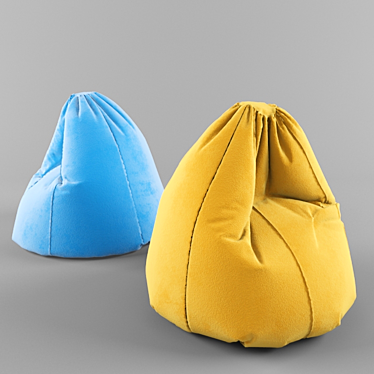 Cozy Comfort Pouf 3D model image 1 