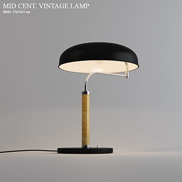 Retro-inspired Table Lamp 3D model image 1 