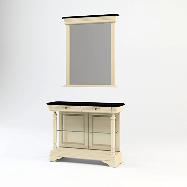 Elegant Mirror Cupboard "Vlad 3D model image 1 