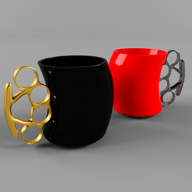 Bold Knuckle Cup 3D model image 1 