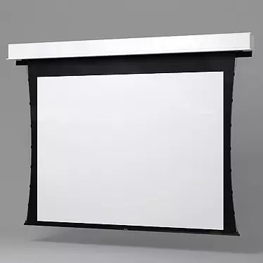 Built-in projection screen