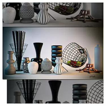 Elevate Your Interior with 11 Objects 3D model image 1 